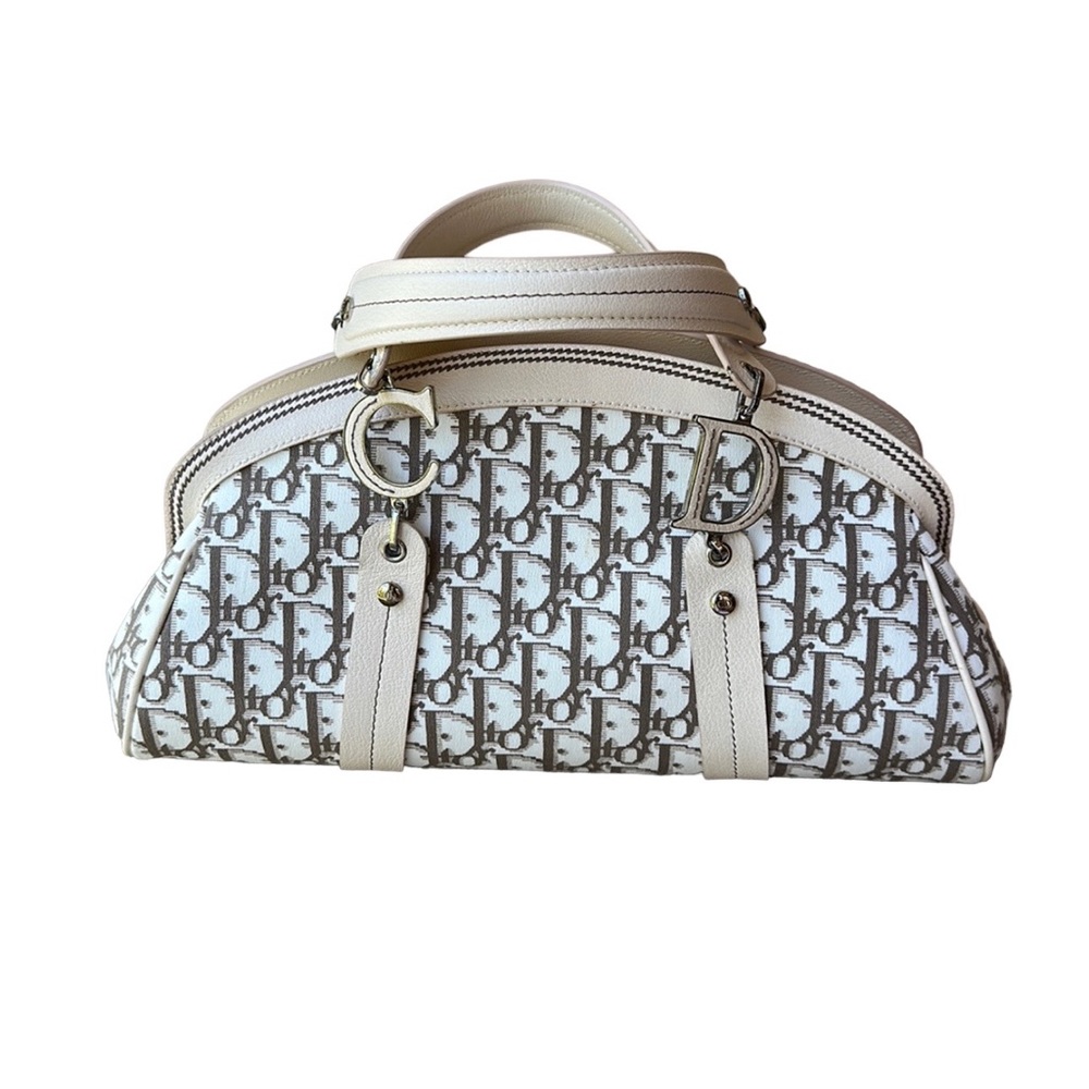 CHRISTIAN DIOR Diorissmo canvas handbag with floral embellishment, Never used - Picture 2 of 16